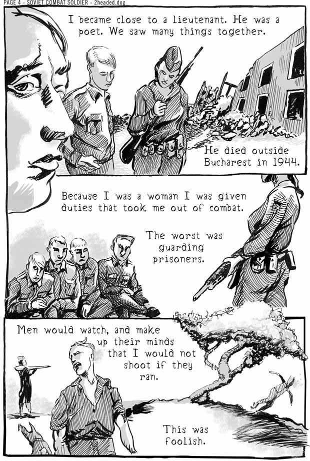 Soviet Combat Soldier Comic Book Page 4 Soviet Combat Soldier Comic Book Page 4